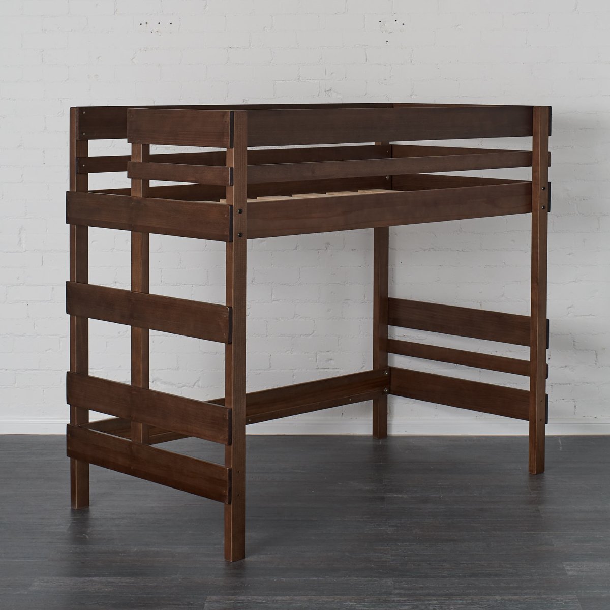Loft Beds, mid height in white finish