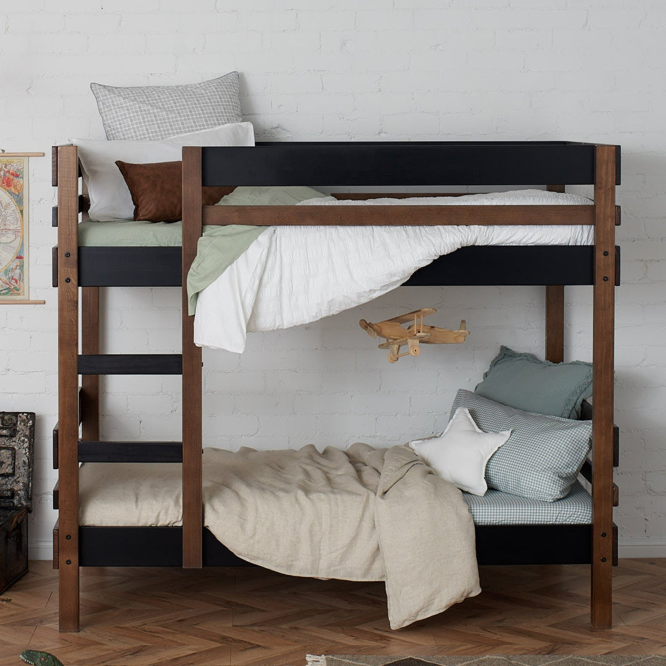 Single Bunk bed with side ladder access