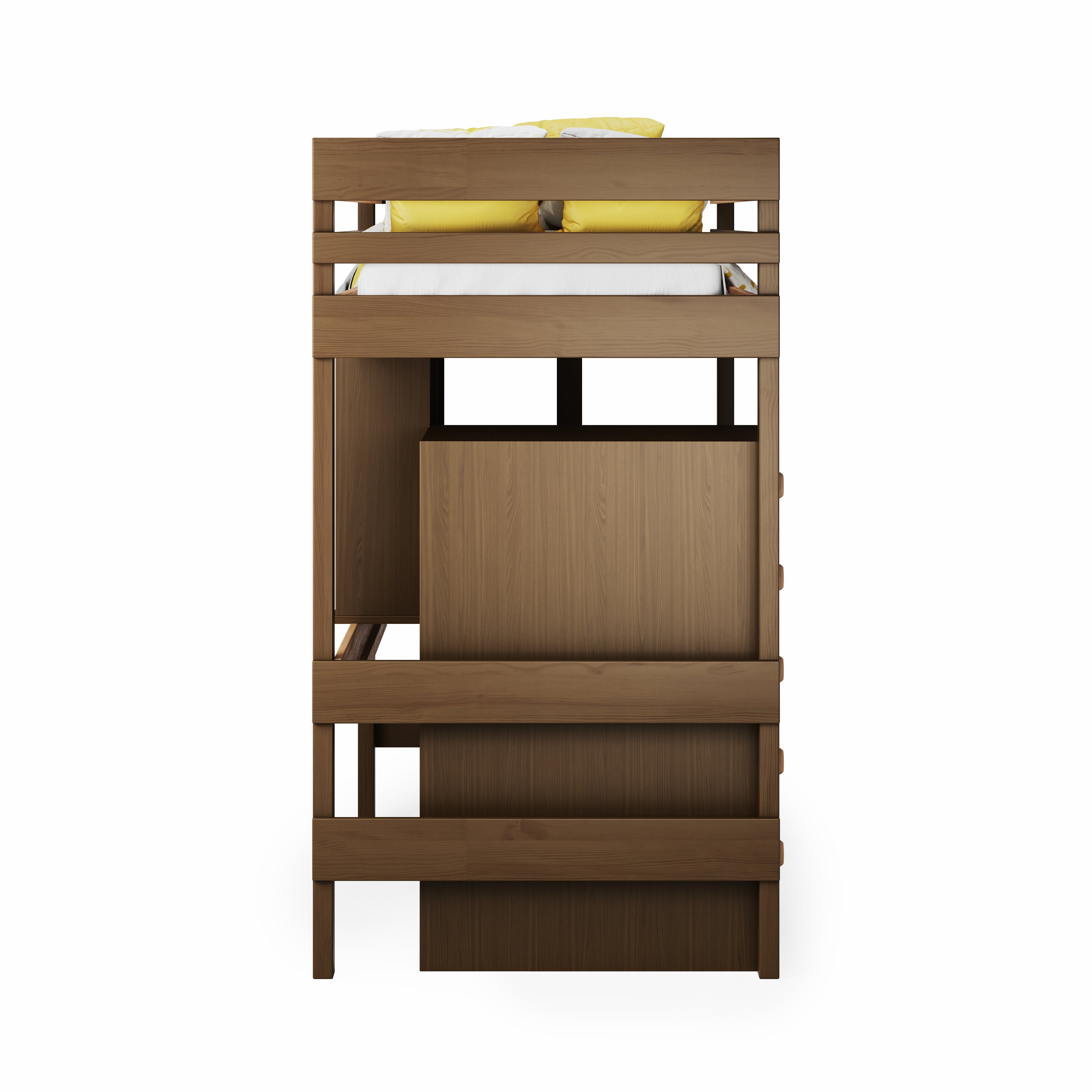 Loft Bed Bench Desk Space Saver
