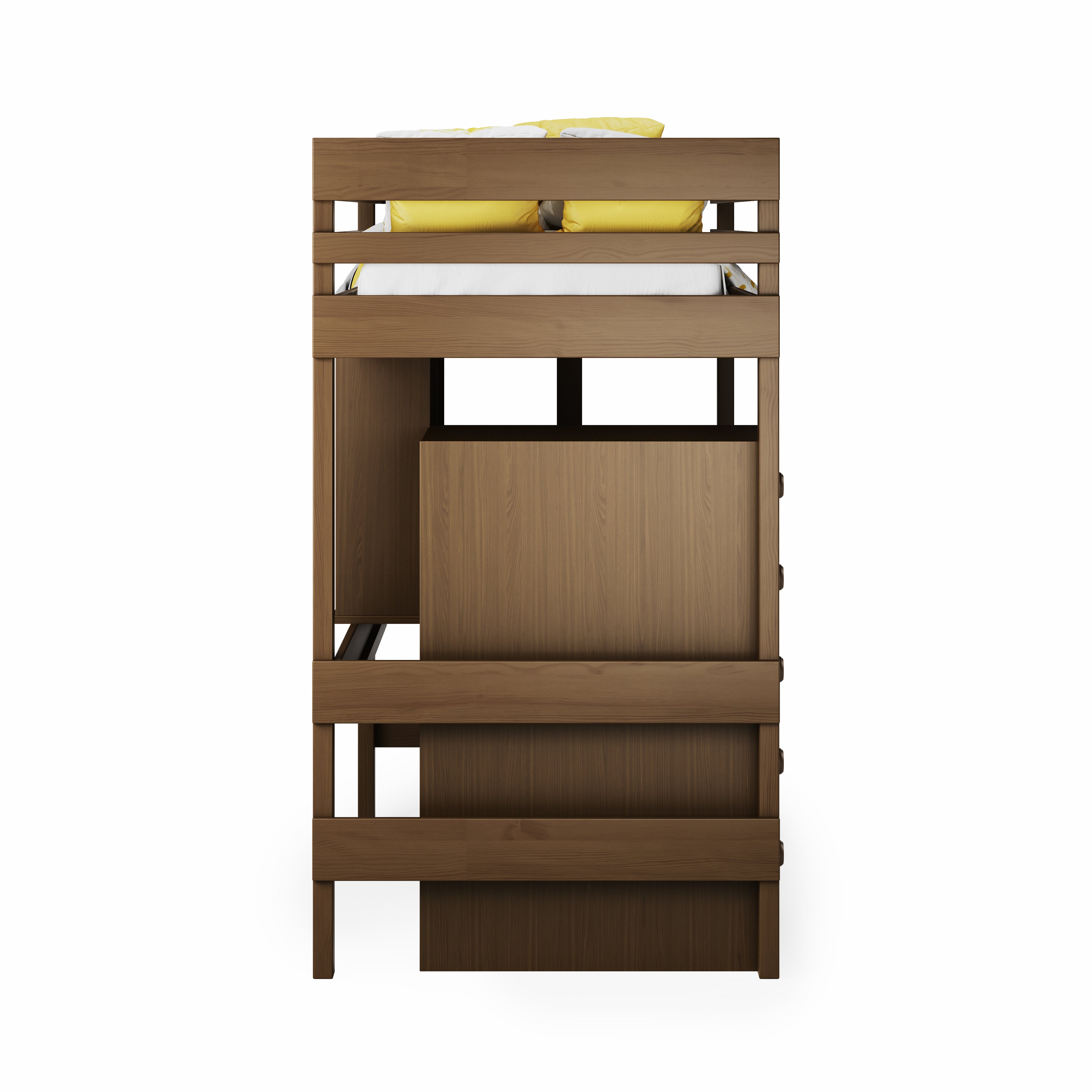 Loft Bed Bench Desk Space Saver