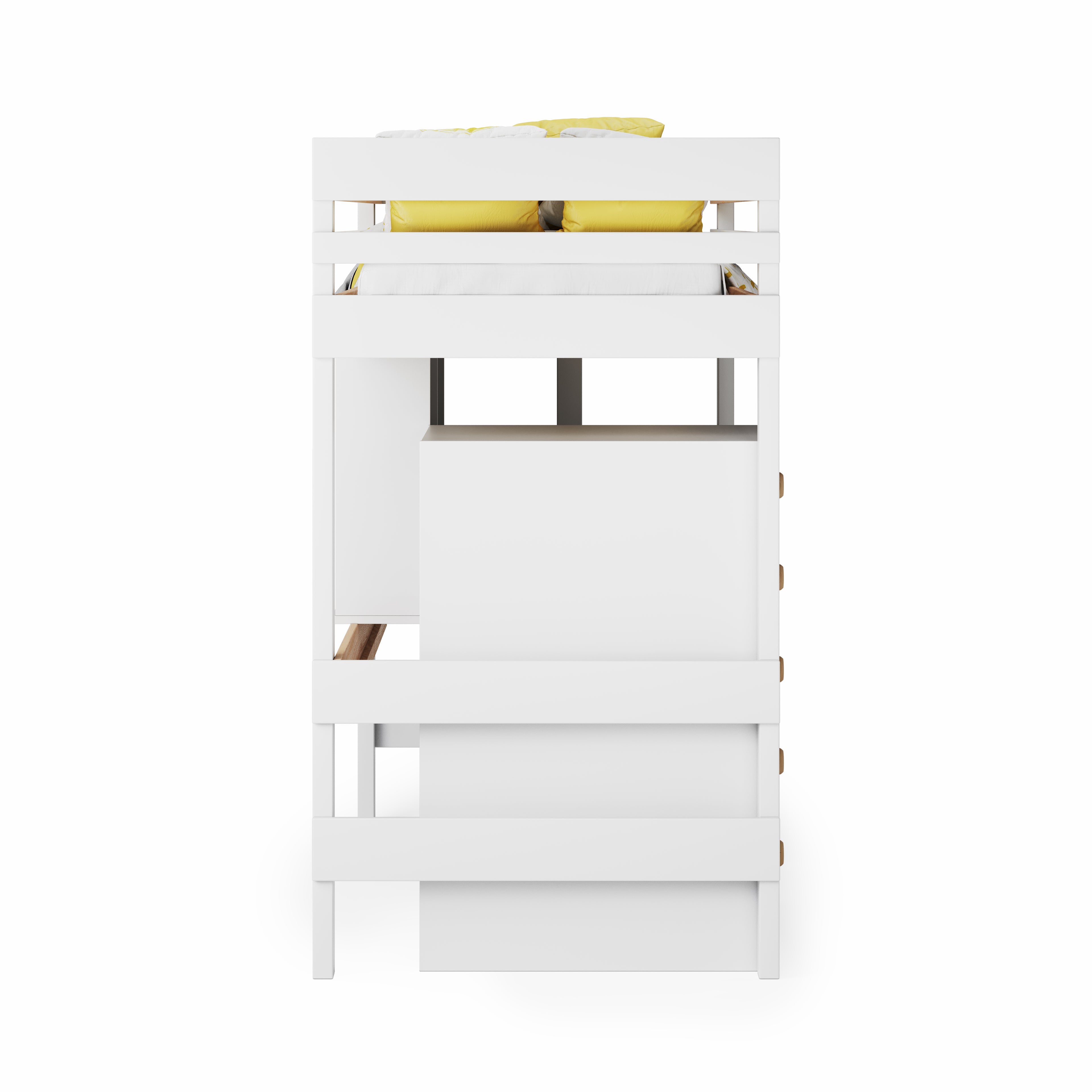 Loft Bed Bench Desk Space Saver