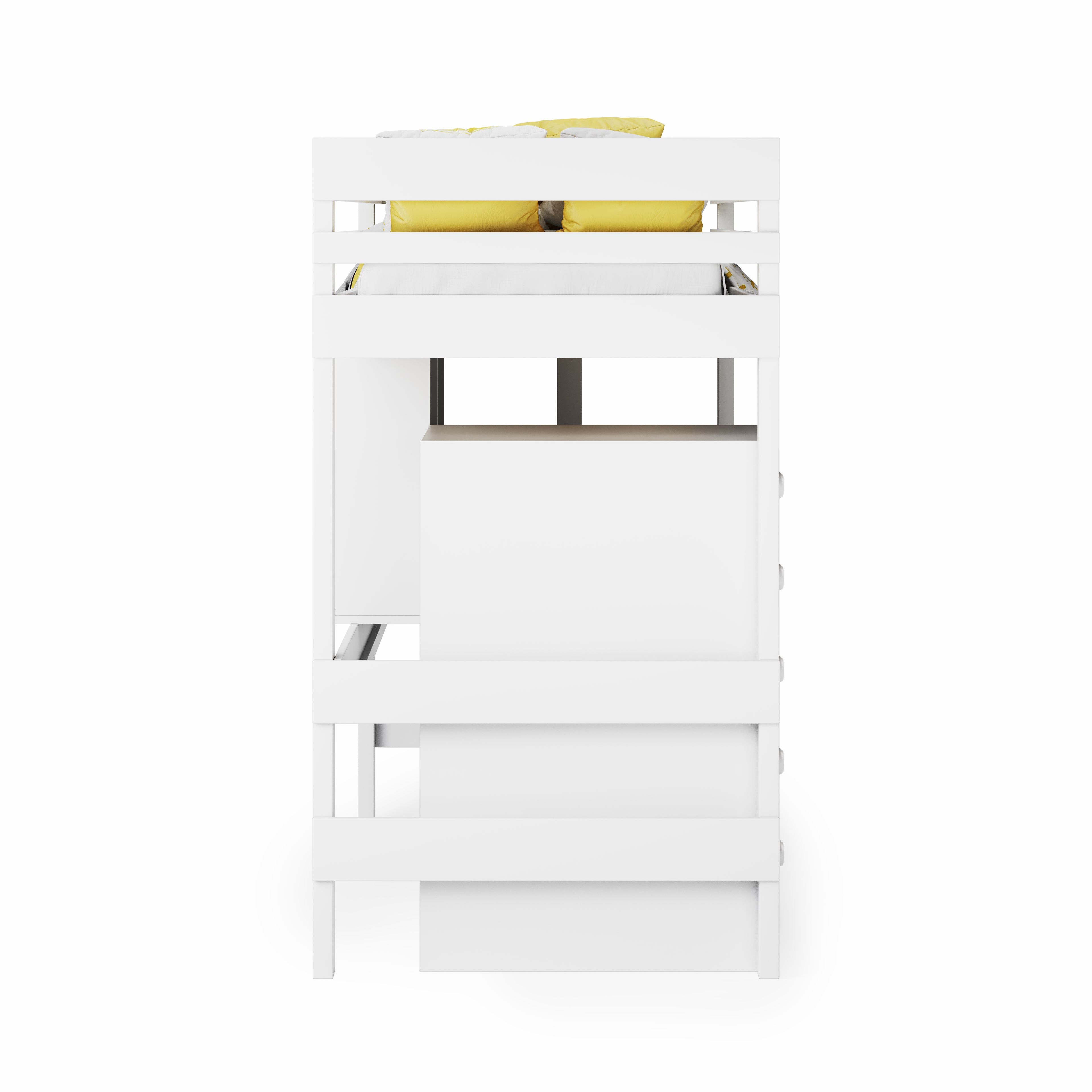 Loft Bed Bench Desk Space Saver
