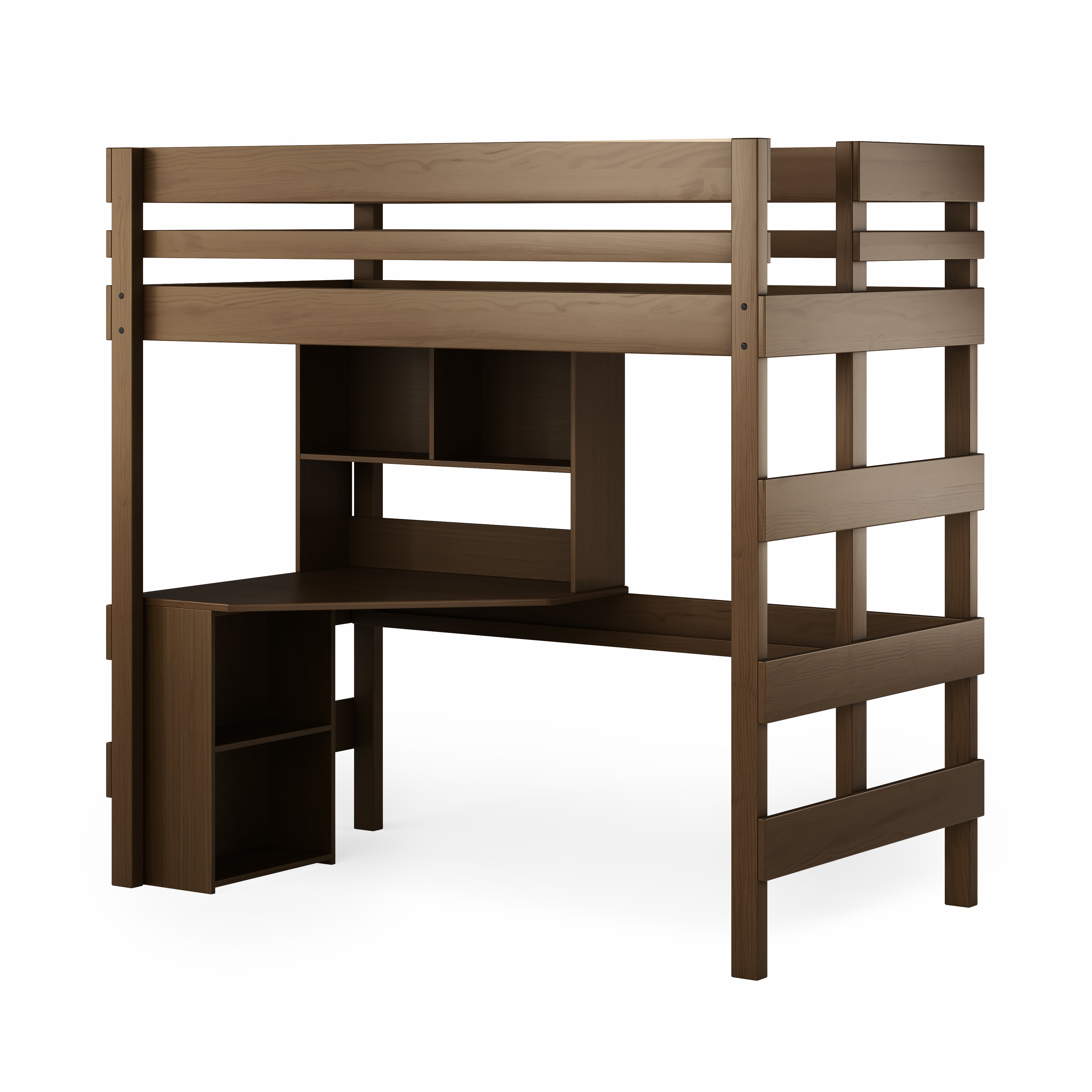 Loft Bed Quad Desk Space Saver