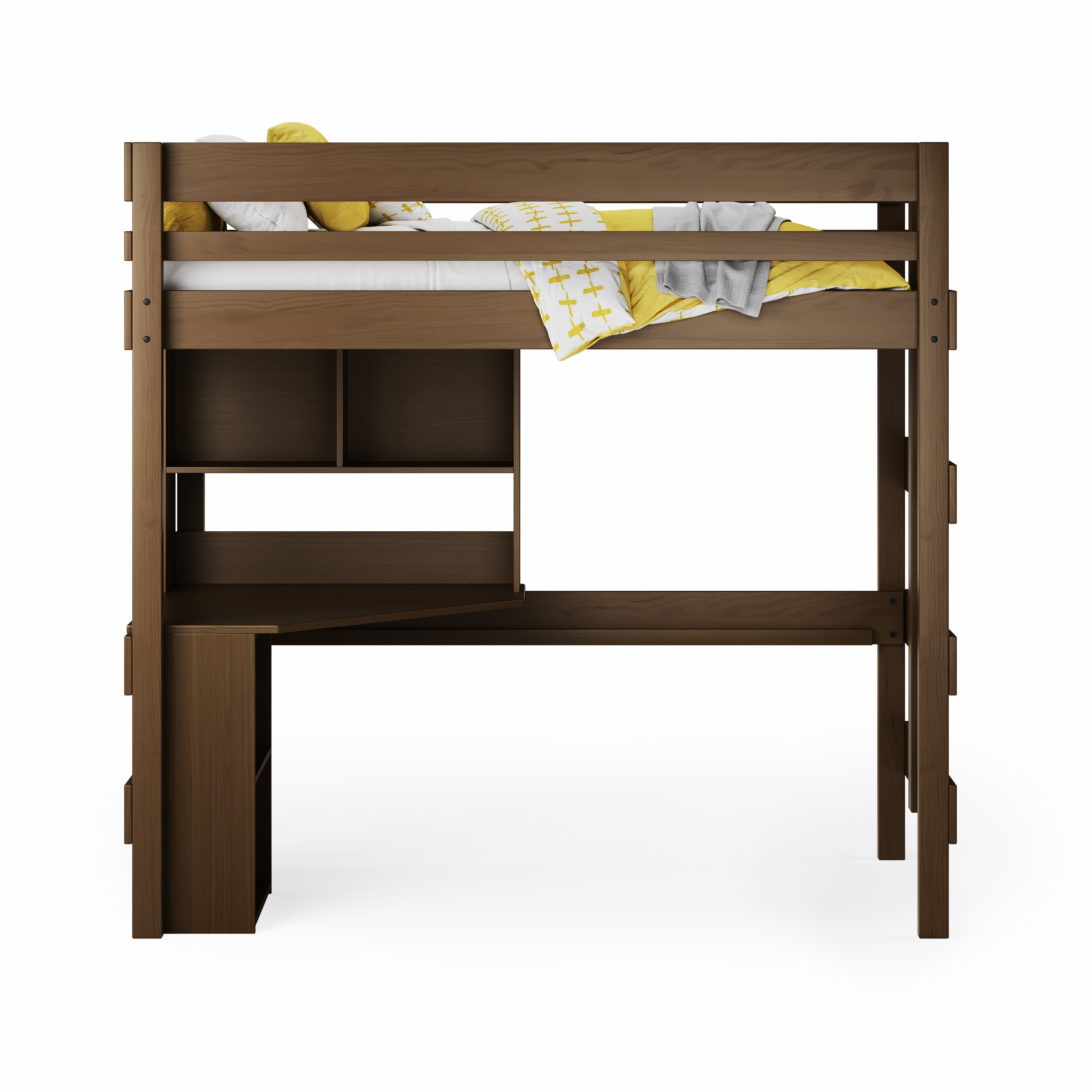 Loft Bed Quad Desk Space Saver