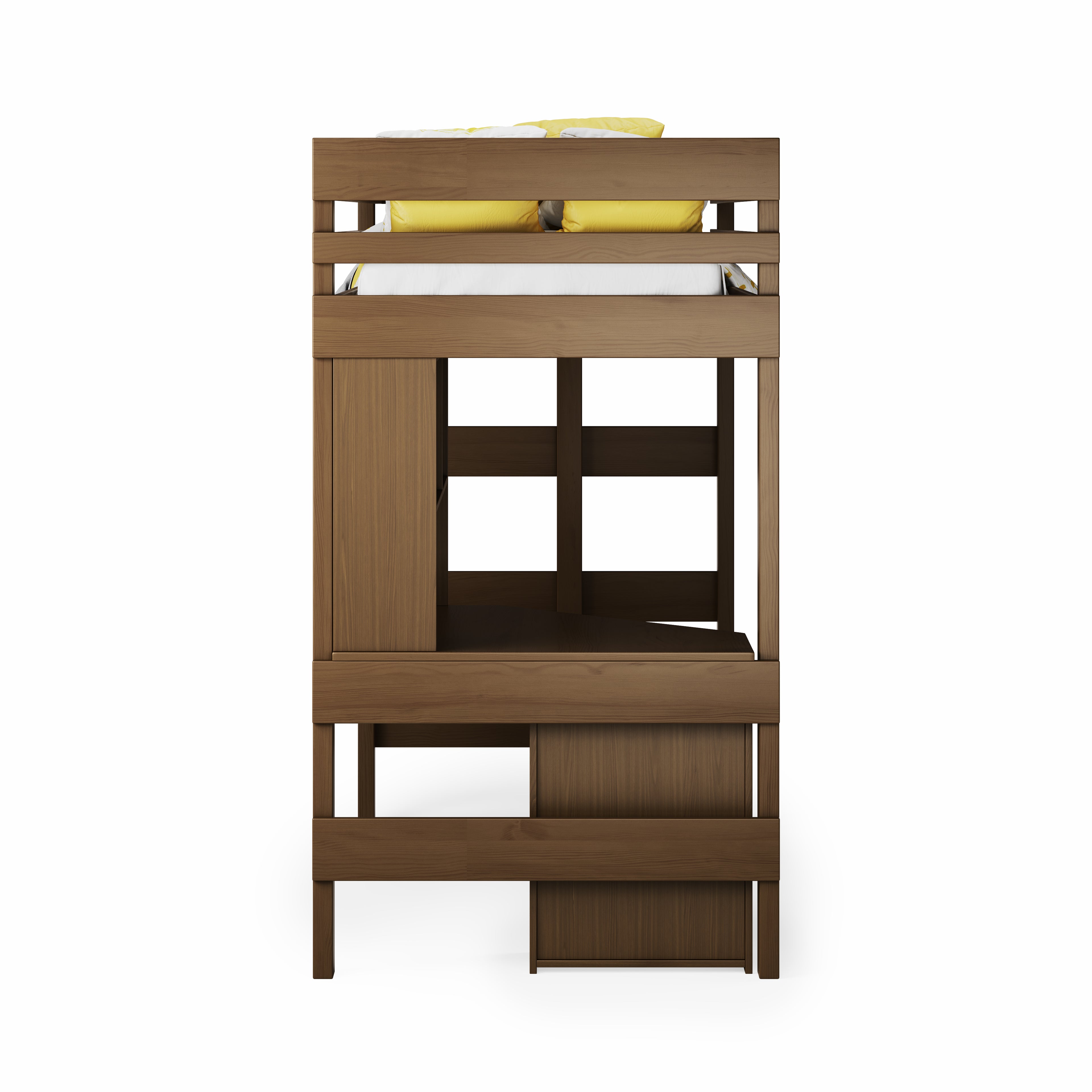 Loft Bed Quad Desk Space Saver