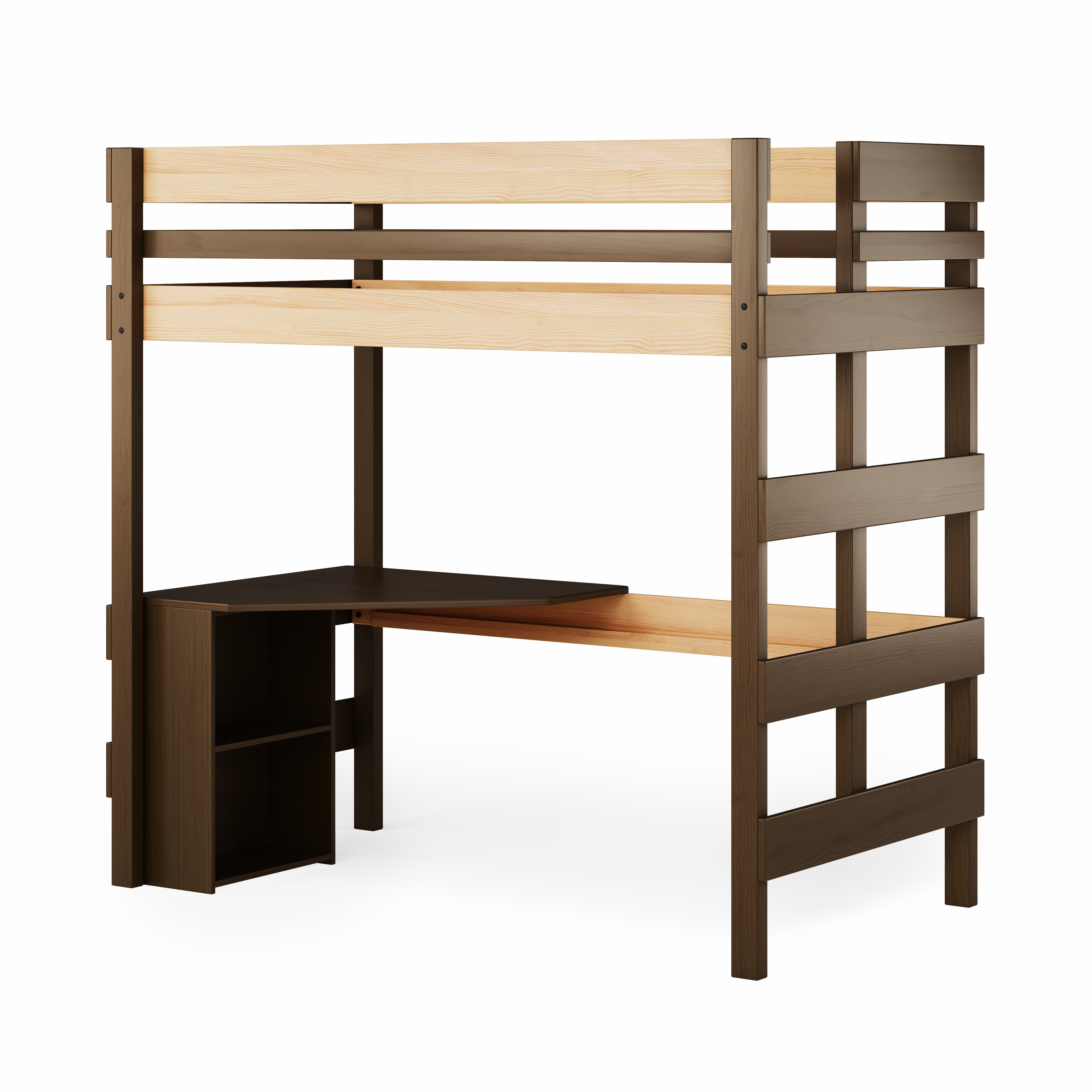 Loft Bed Quad Desk Space Saver