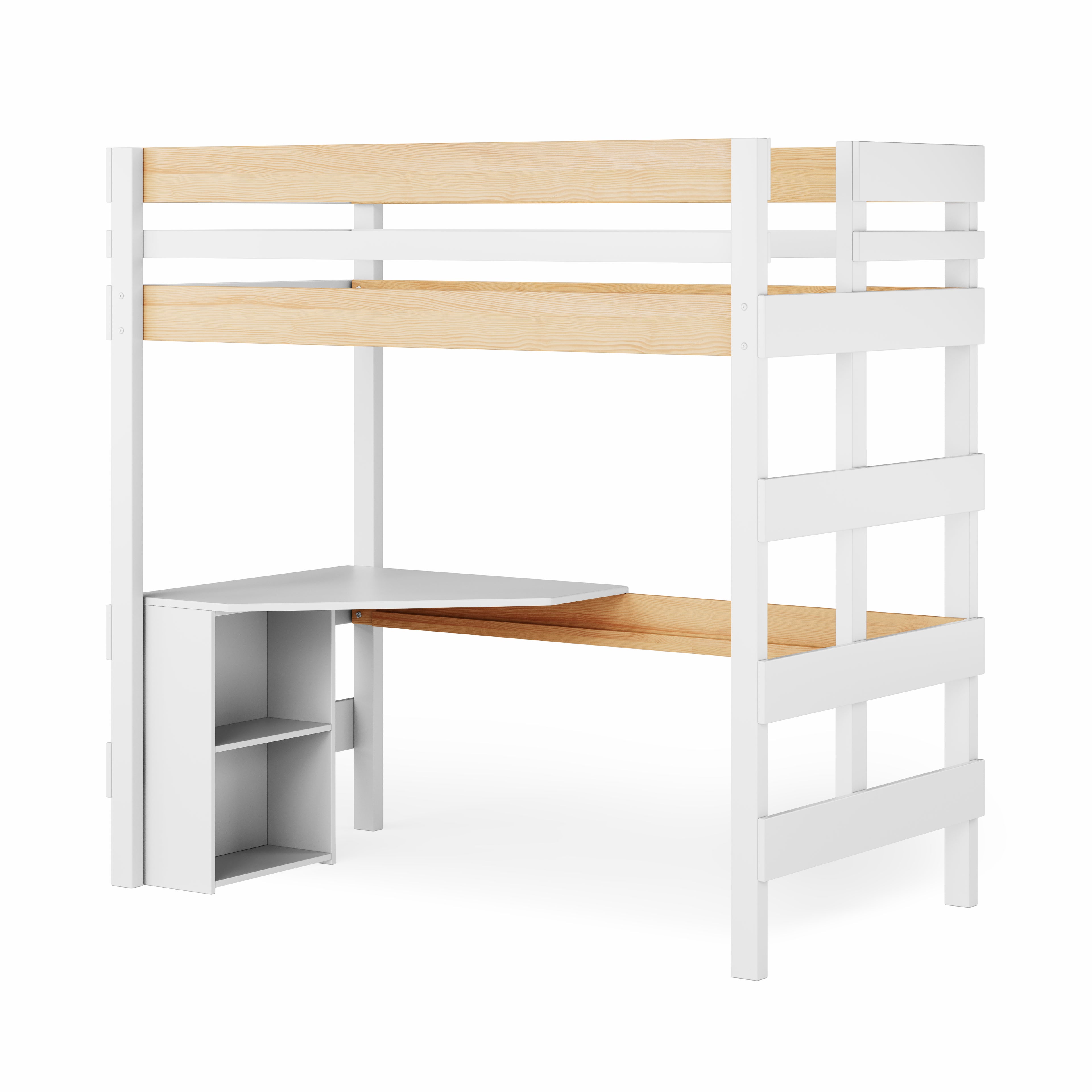 Loft Bed Quad Desk Space Saver