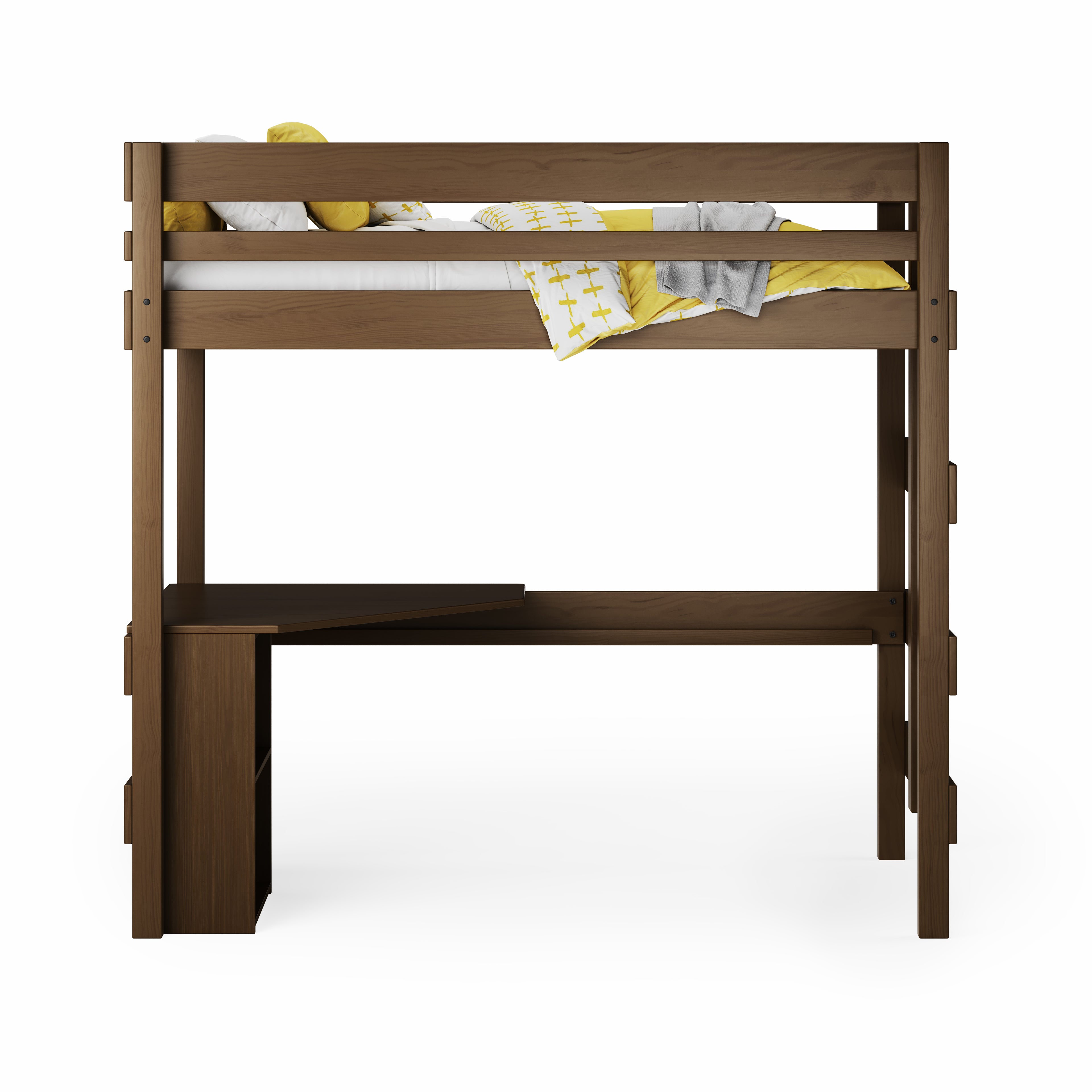 Loft Bed Quad Desk Space Saver