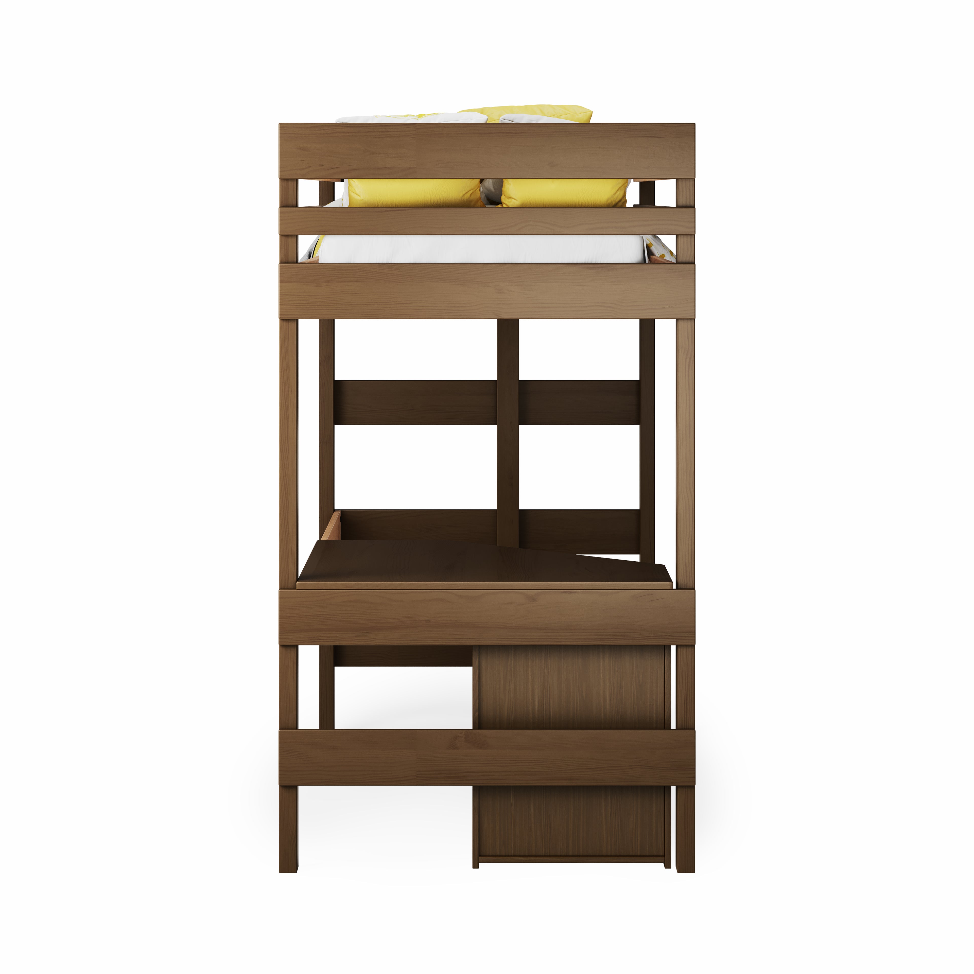 Loft Bed Quad Desk Space Saver