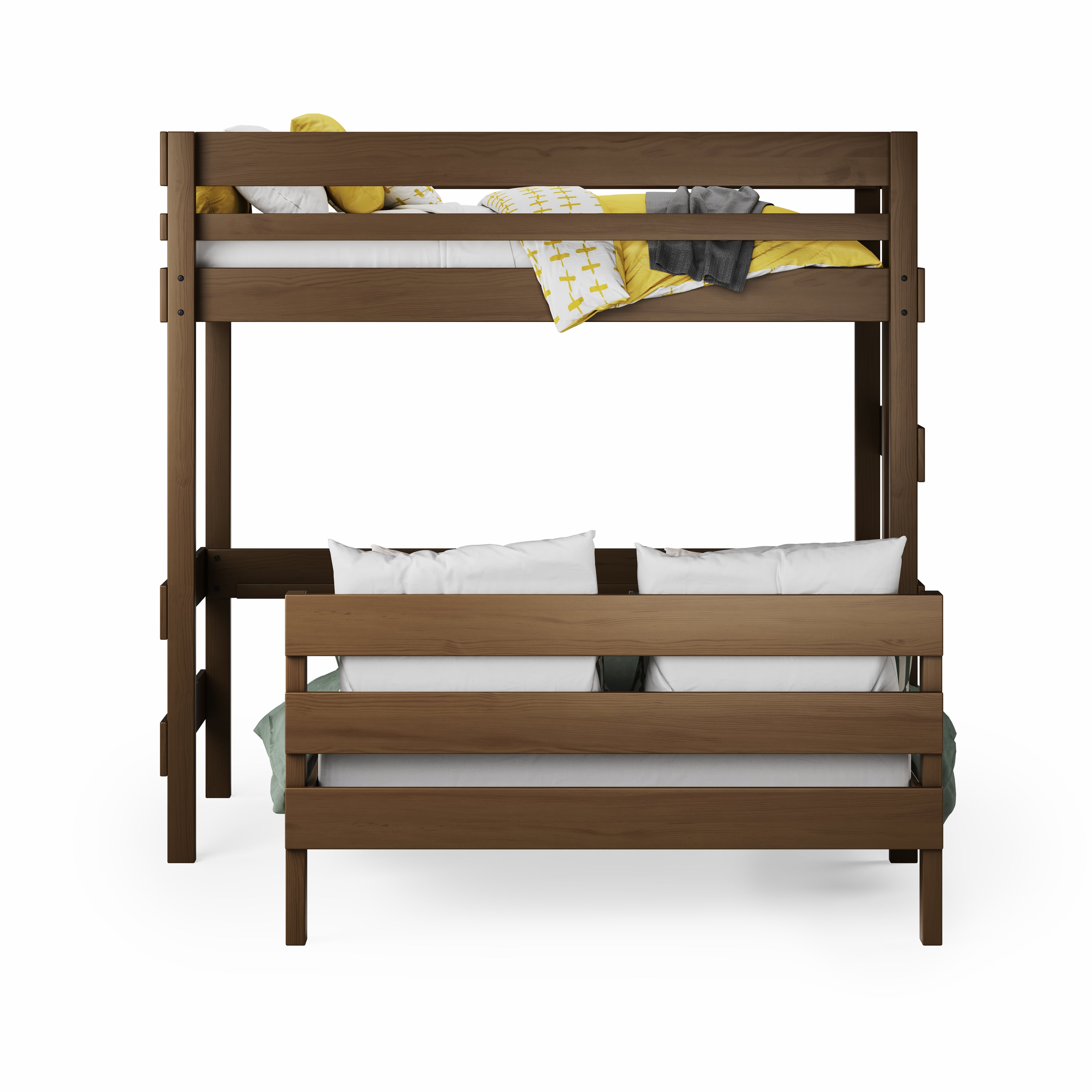 Loft Bed over Double / queen Bed