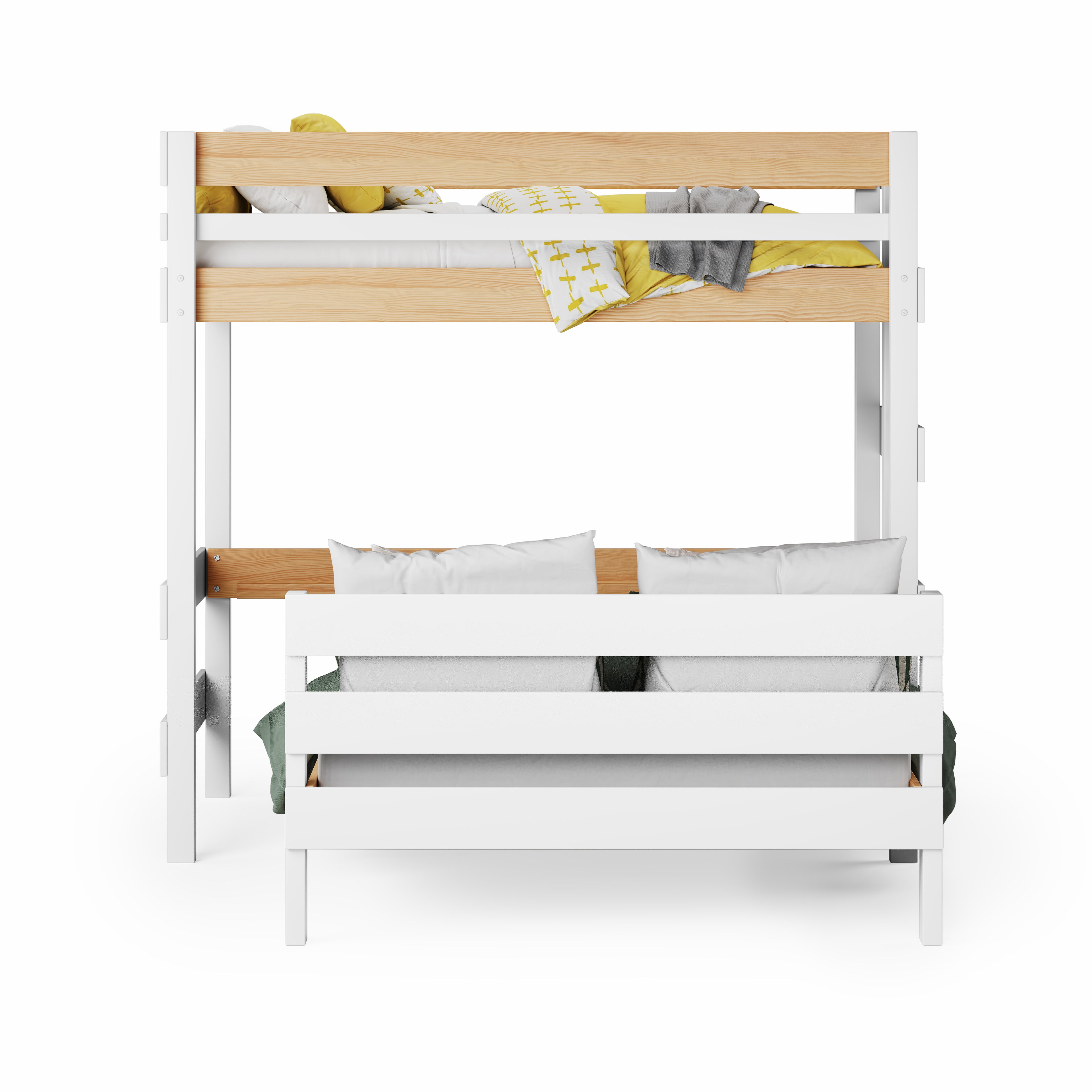 Loft Bed over Double / queen Bed