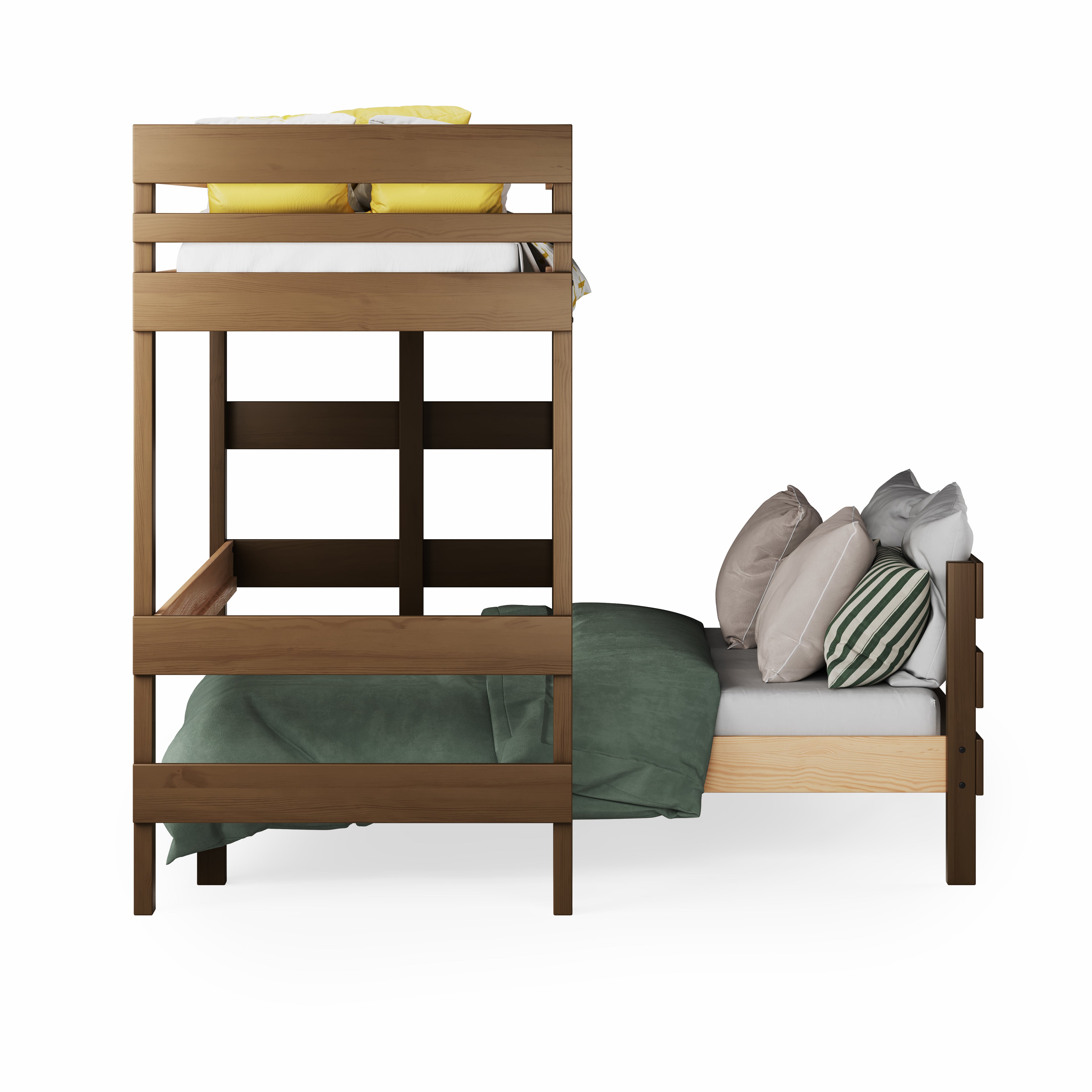 Loft Bed over Double / queen Bed