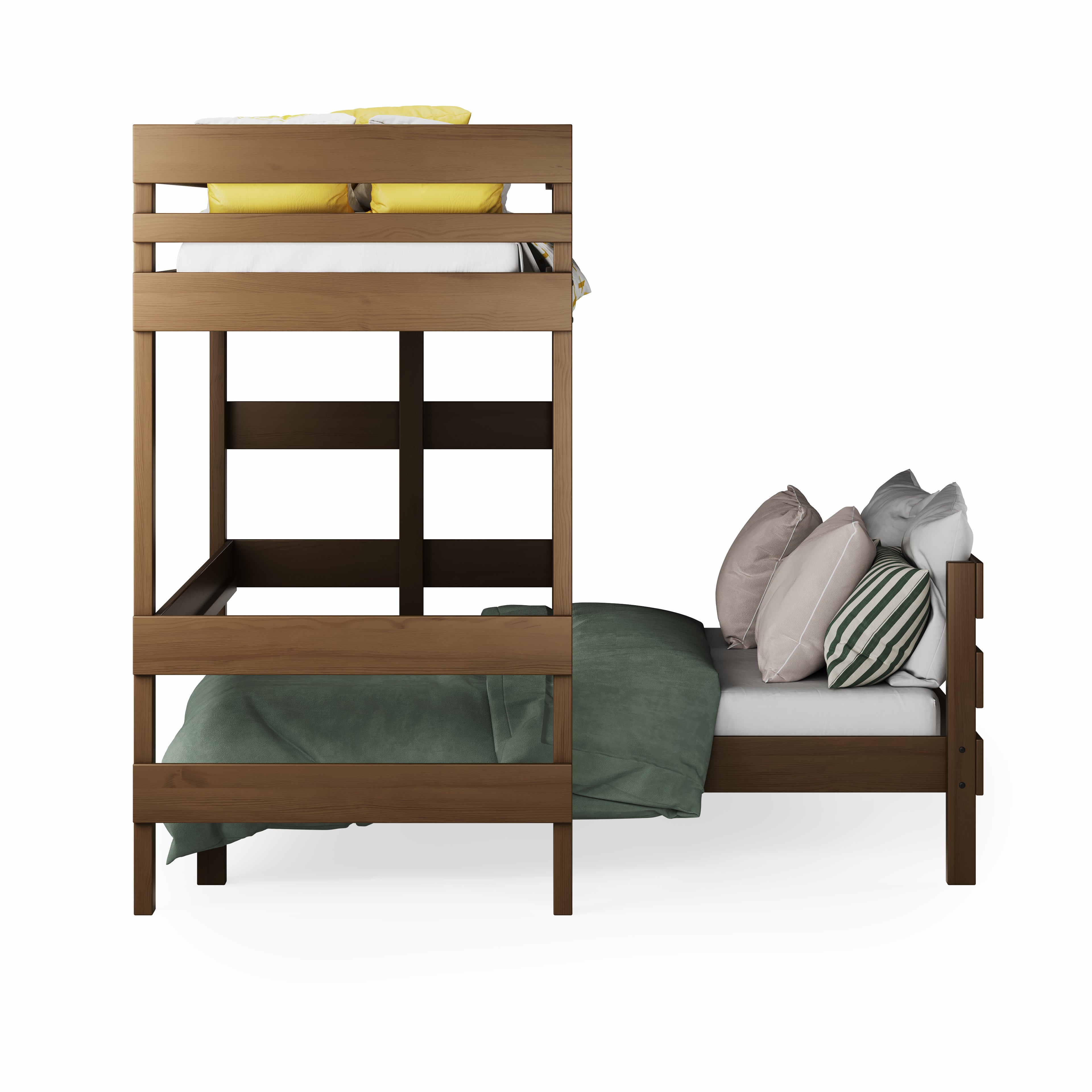 Loft Bed over Double / queen Bed