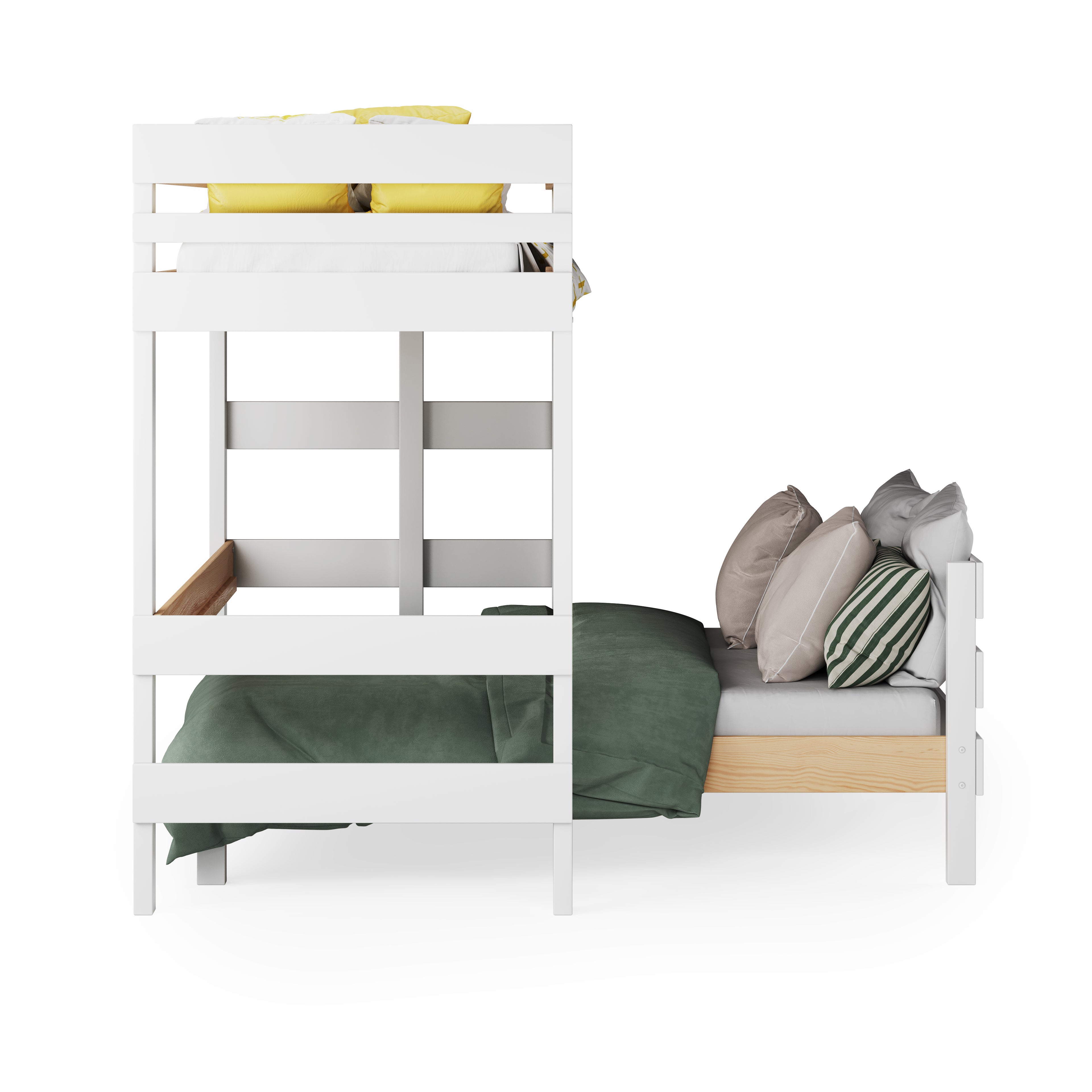 Loft Bed over Double / queen Bed