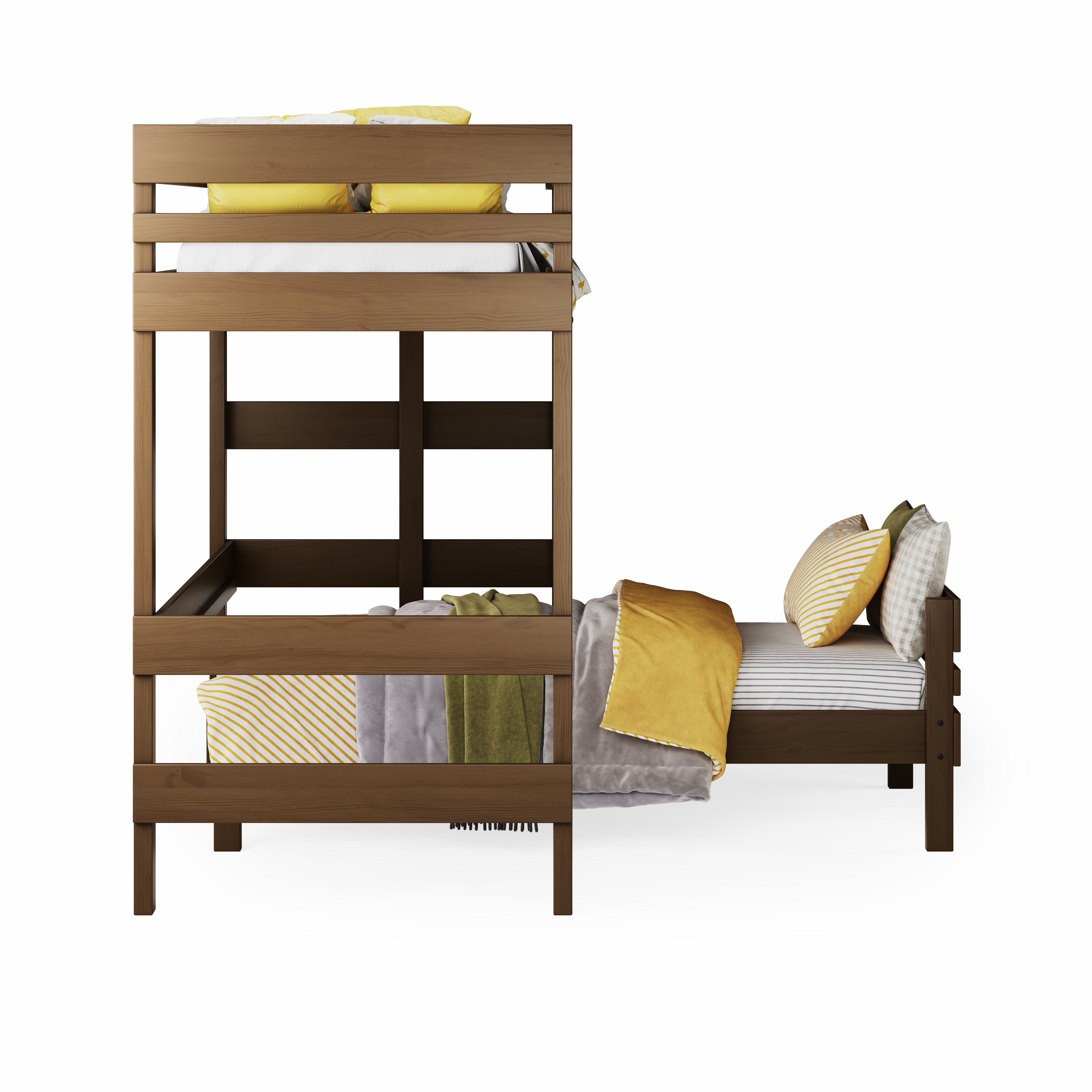 Loft Bed over Standard Bed