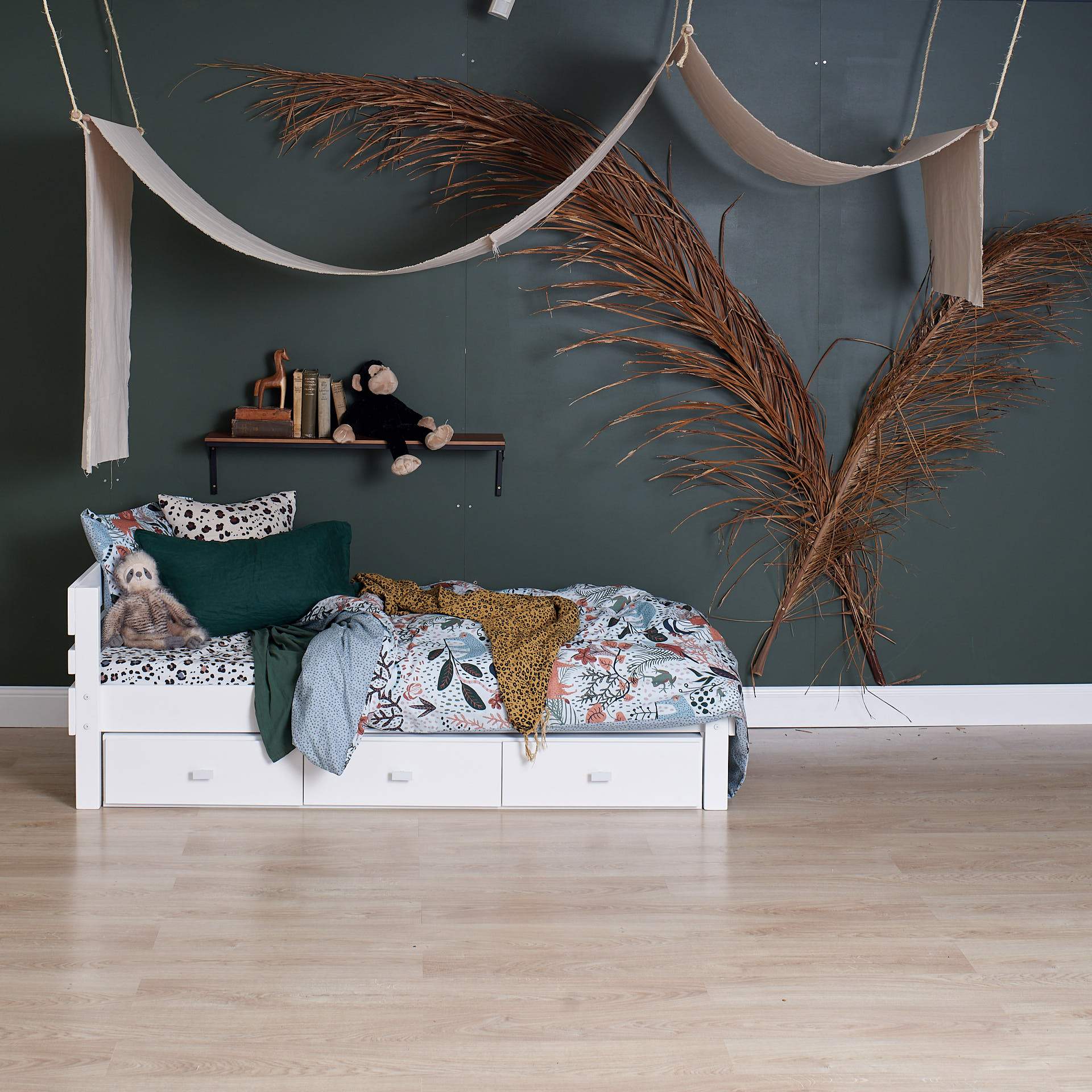 single or king single bed with under bed storage drawers