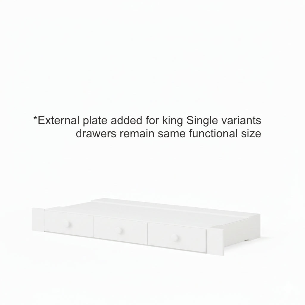 Lo-Line Long-Wall Bunk Bed with Standard Bed