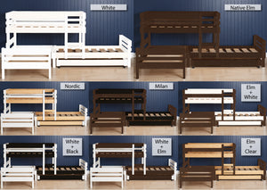 4 bed bunk bed finishing options