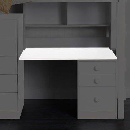 Bench-Desk Top highlighted, white finish