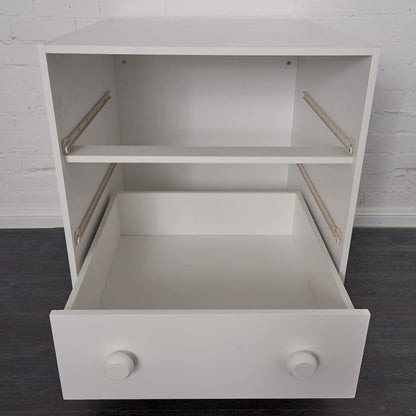 Large 3 drawer under bunk chest. Internal base drawer and chest body shot.