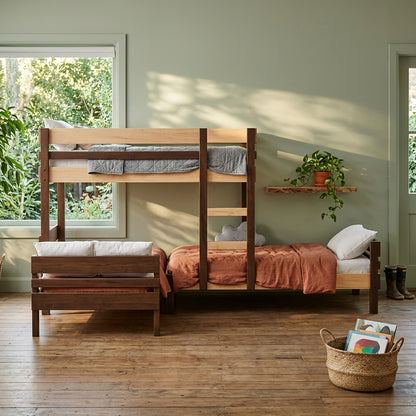 Mid-Line Long-Wall Bunk Bed with Standard Bed