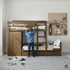 kids exploring solid timber bunk bed in Canberra bedroom