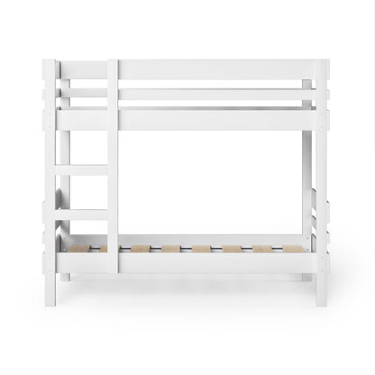 Side ladder bunk bed undressed 