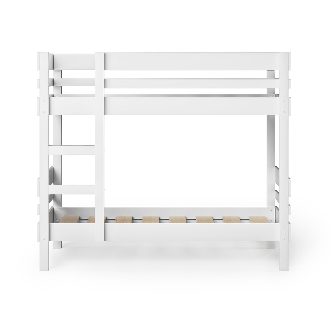 Side ladder bunk bed undressed 