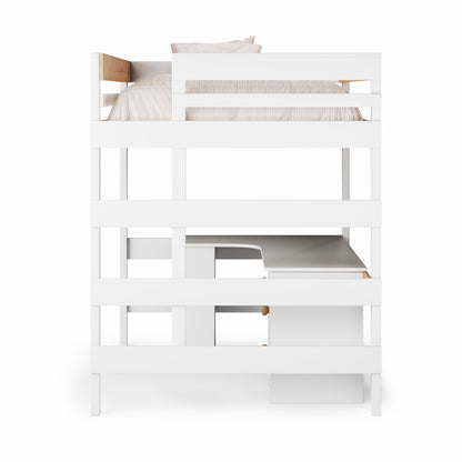 Loft Bed Corner Desk Space Saver