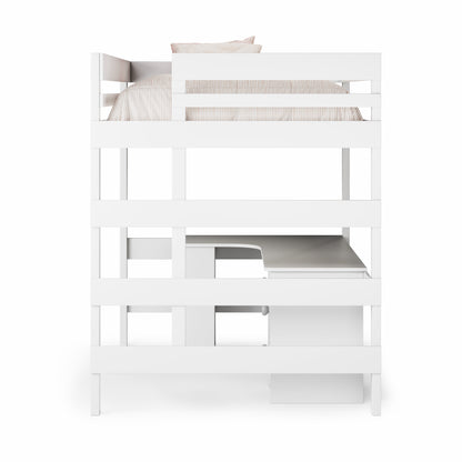 Loft Bed Corner Desk Space Saver