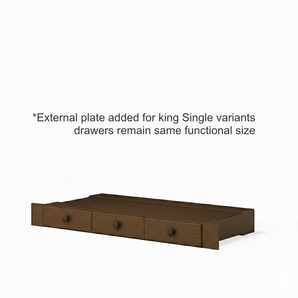 Lo-Line Long-Wall Bunk Bed with Standard Bed