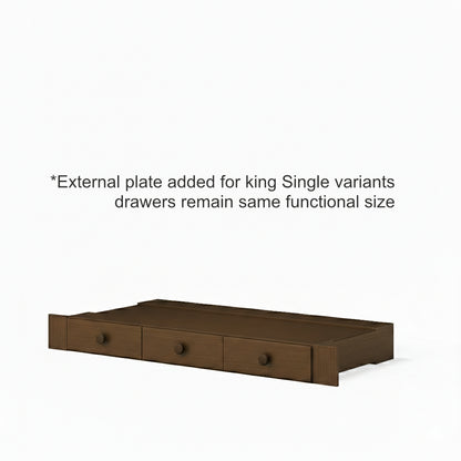 Lo-Line Long-Wall Bunk Bed with Standard Bed