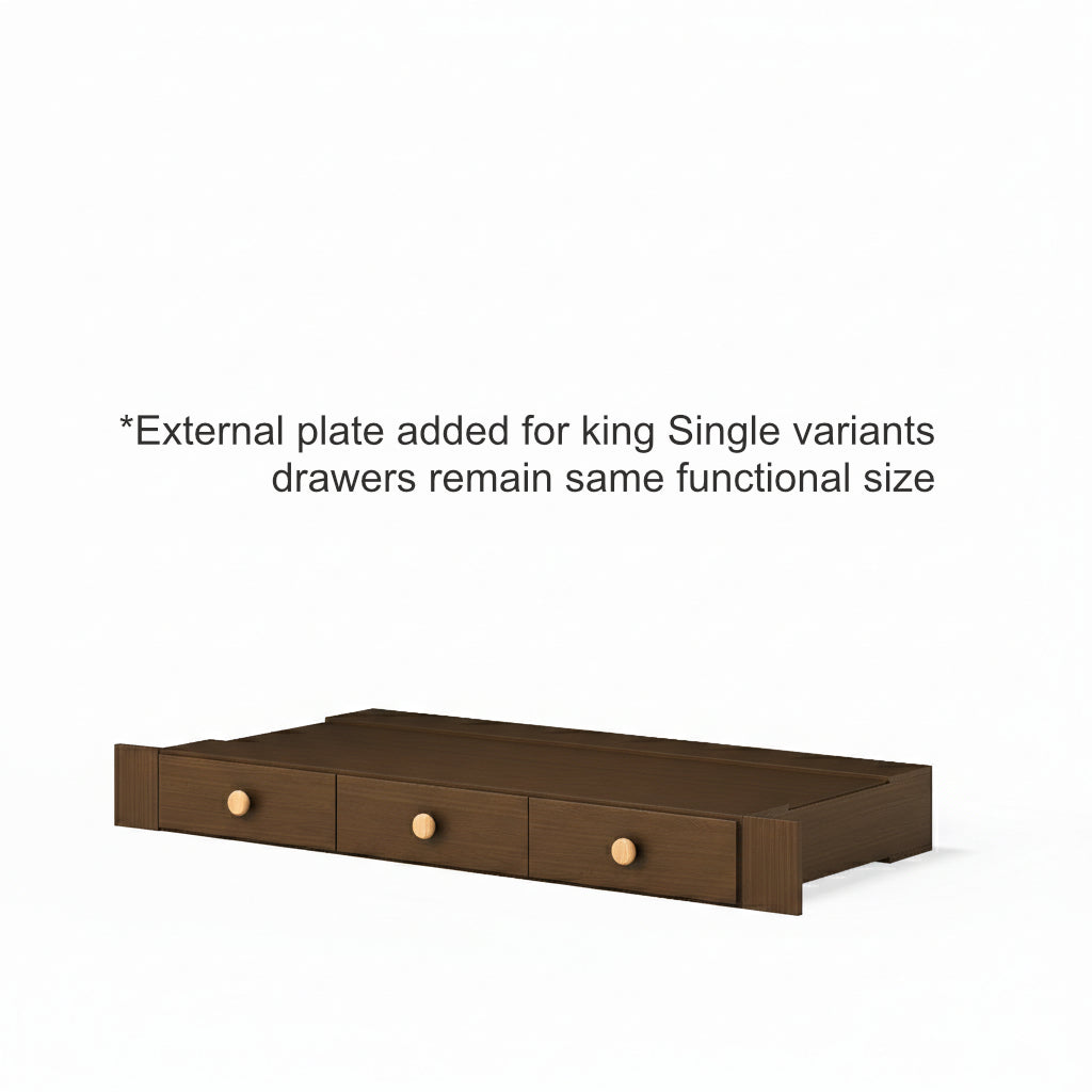 Lo-Line Long-Wall Bunk Bed with Standard Bed