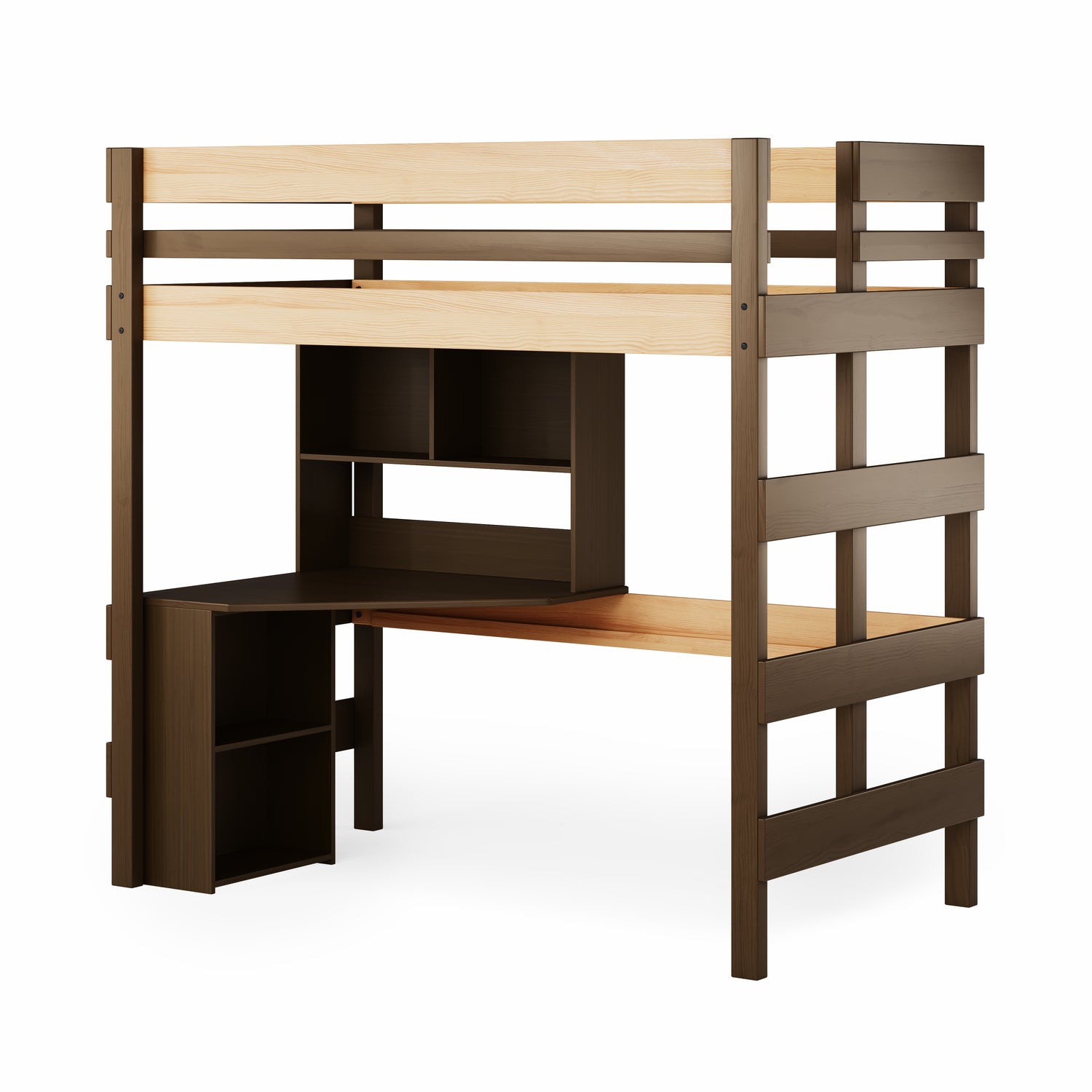 Loft Bed Quad Desk Space Saver