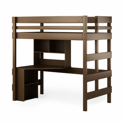 Loft Bed Quad Desk Space Saver