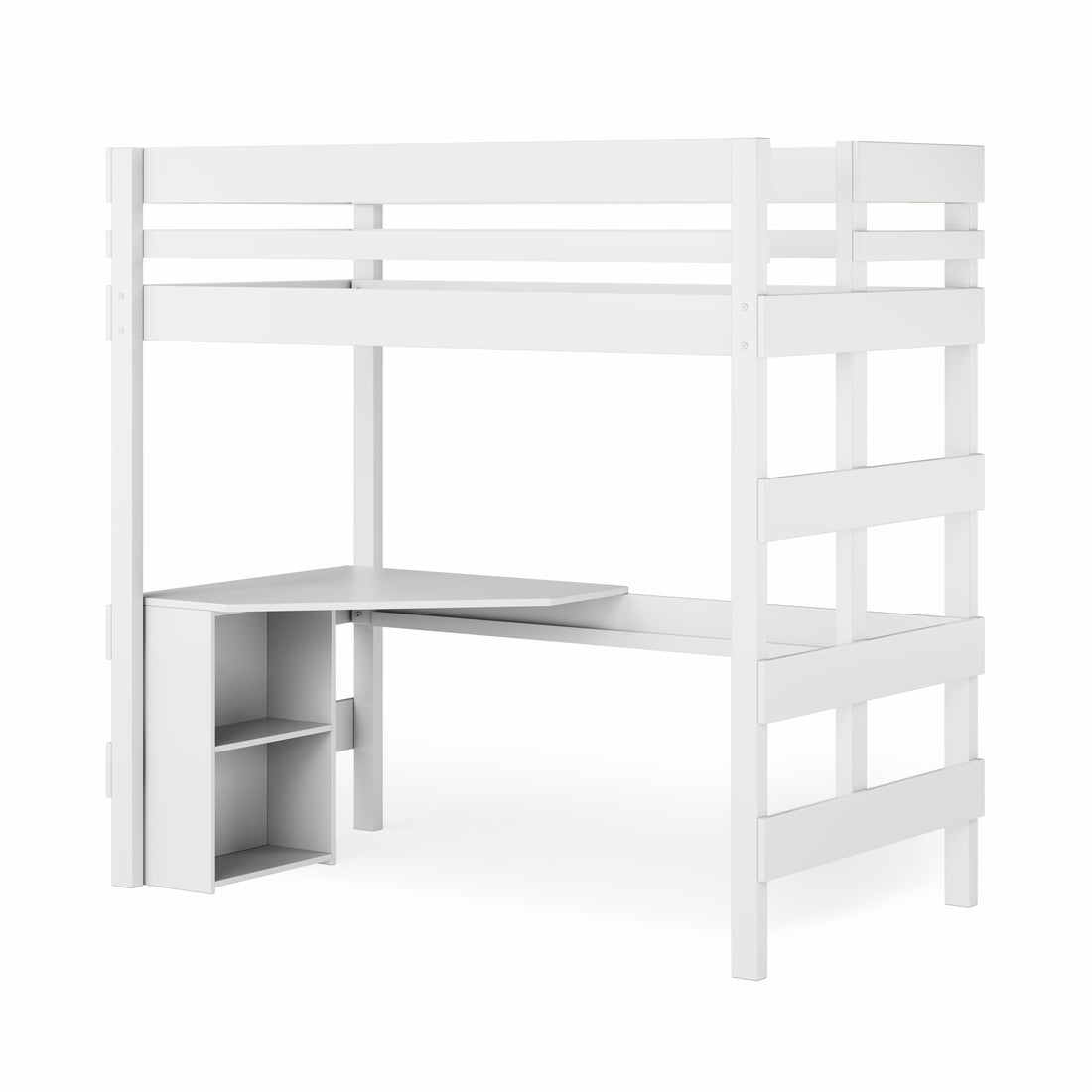 Loft Bed Quad Desk Space Saver