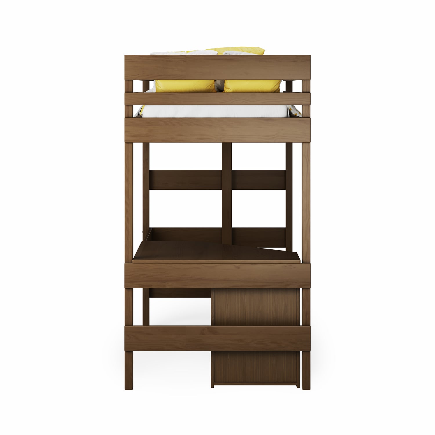 Loft Bed Quad Desk Space Saver