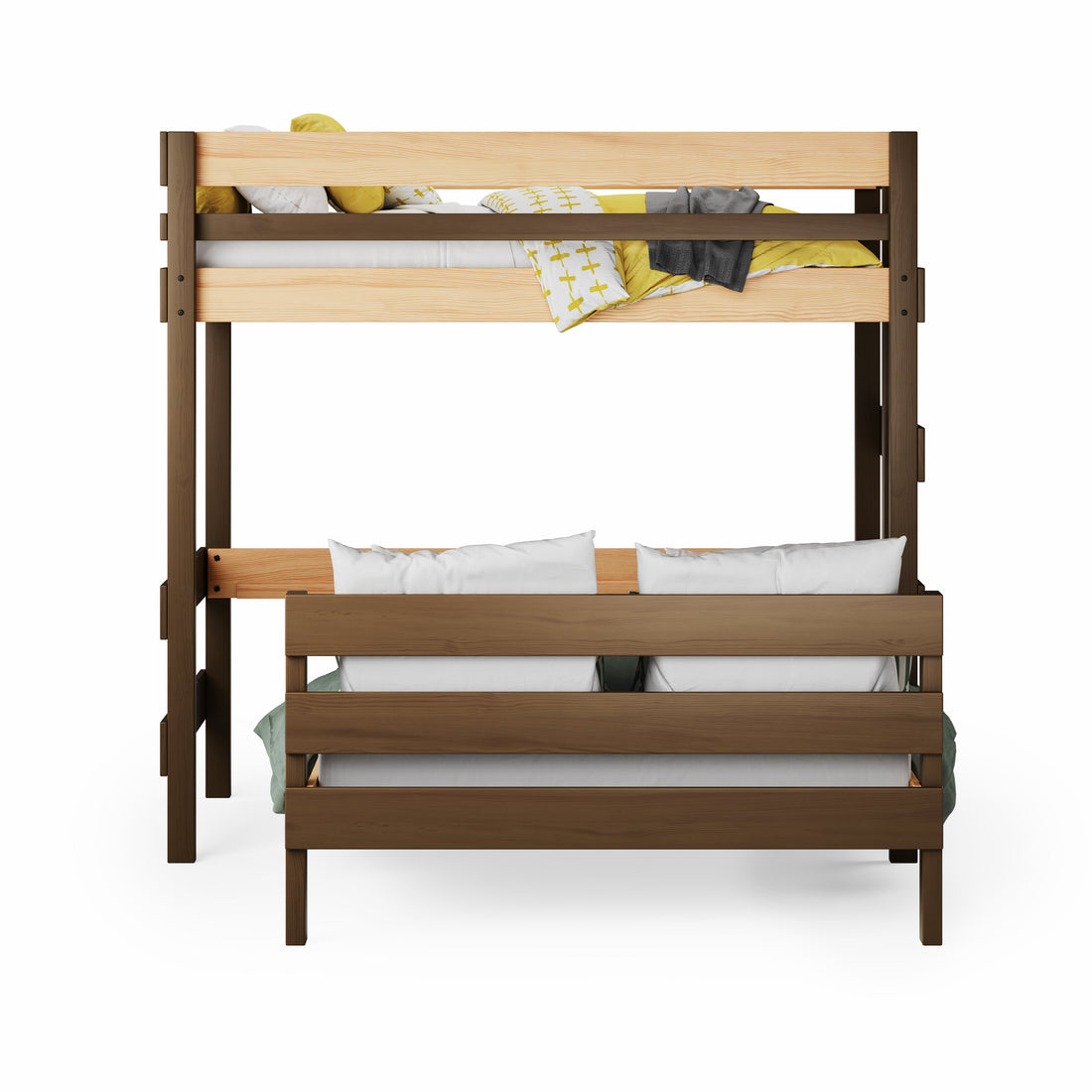Loft Bed over Standard Bed