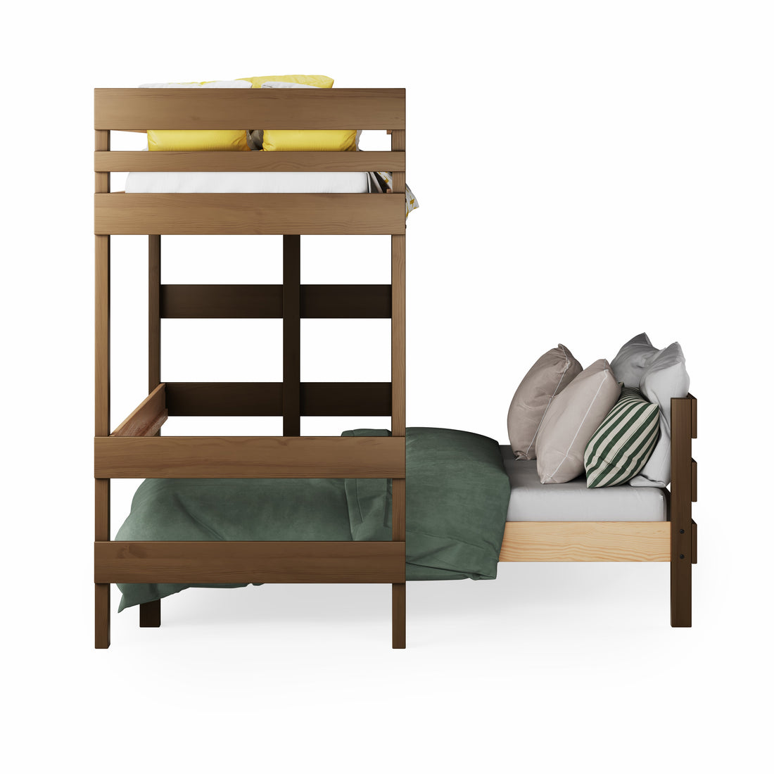 Loft Bed over Standard Bed