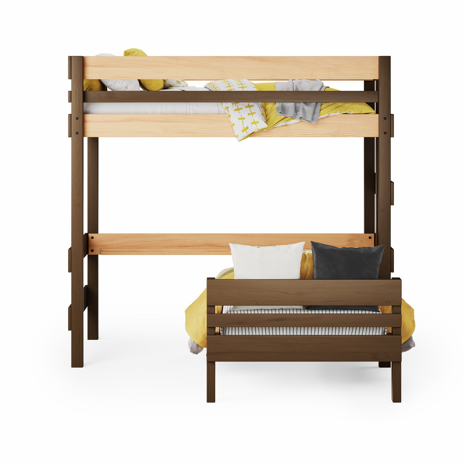 Loft Bed over Standard Bed