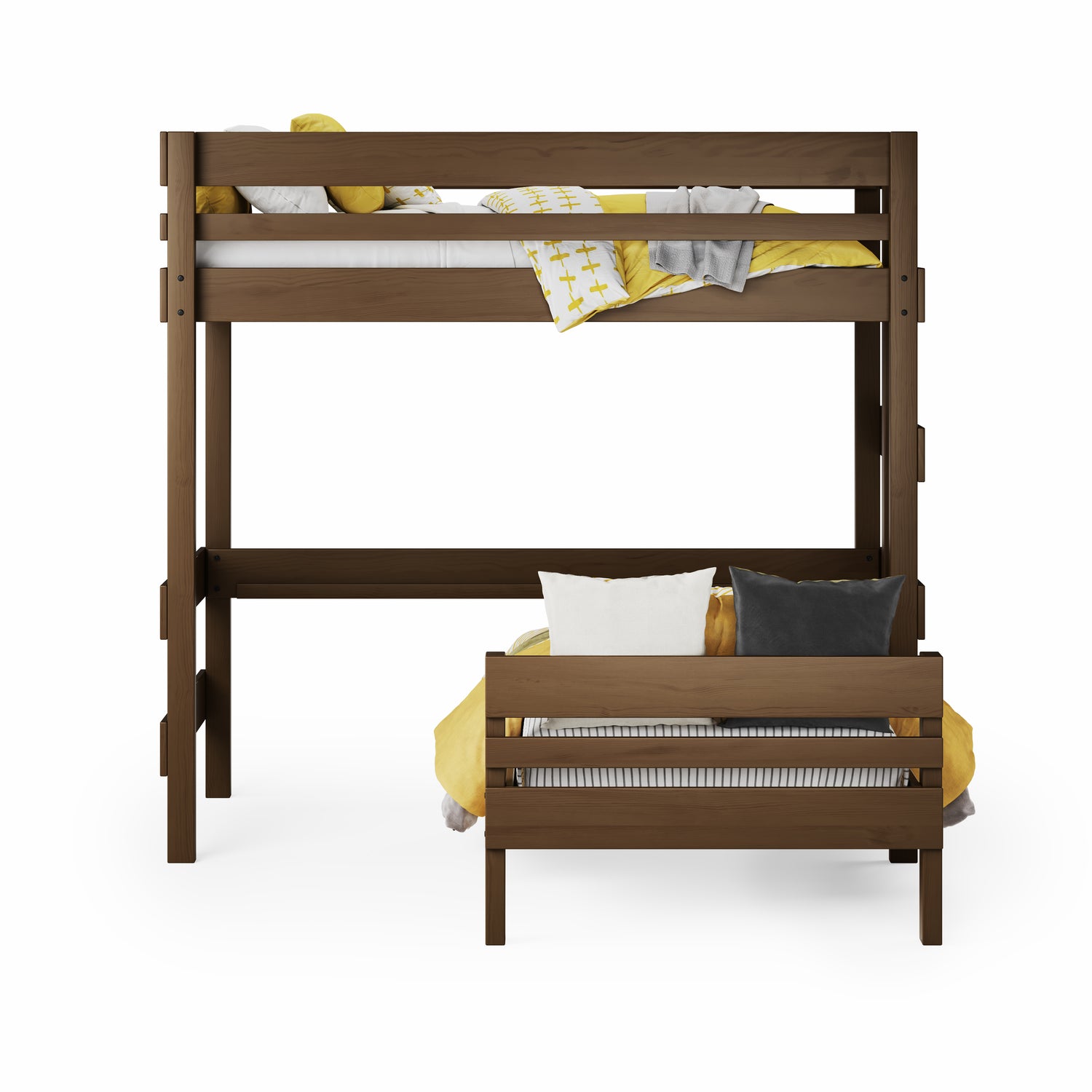 Loft Bed over Standard Bed