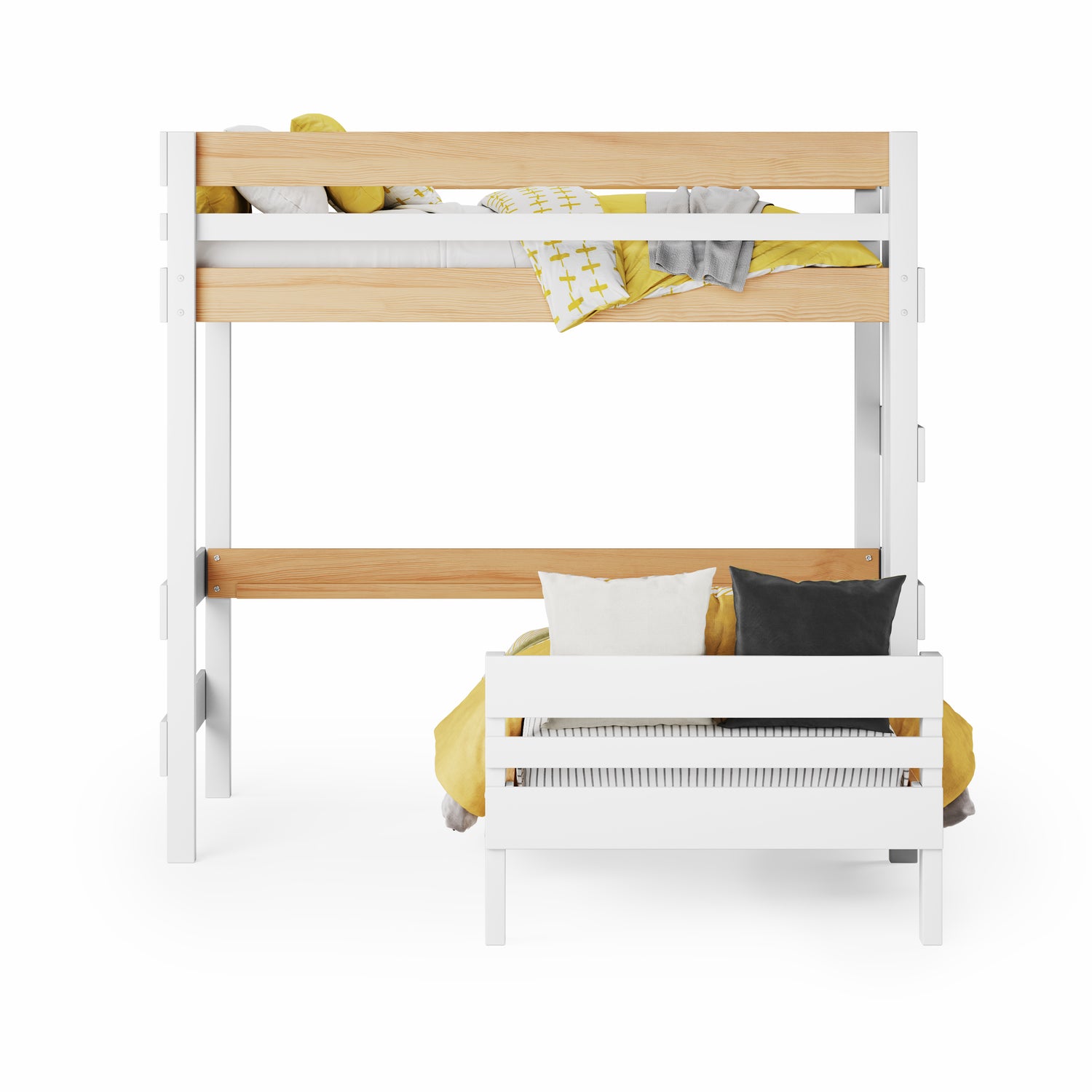Loft Bed over Standard Bed