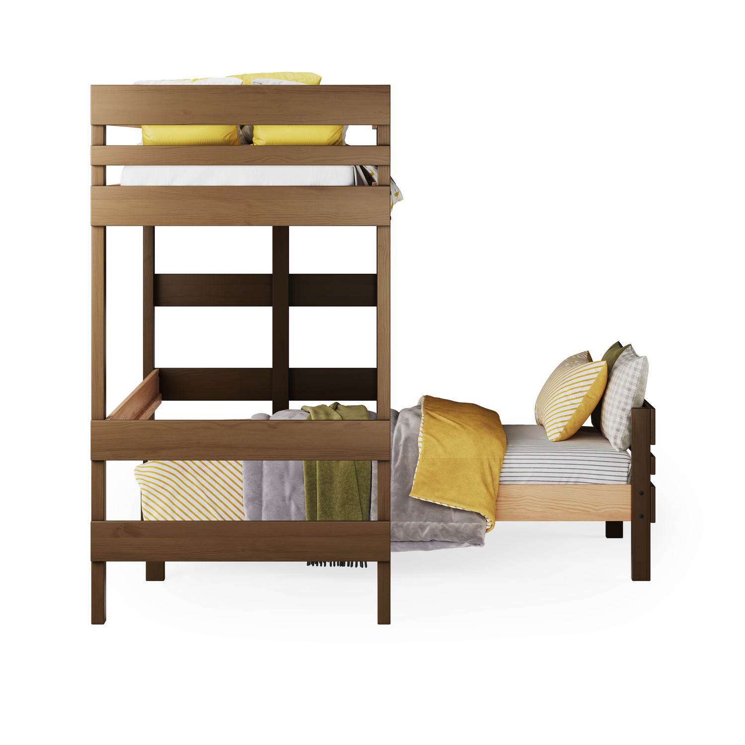 Loft Bed over Standard Bed