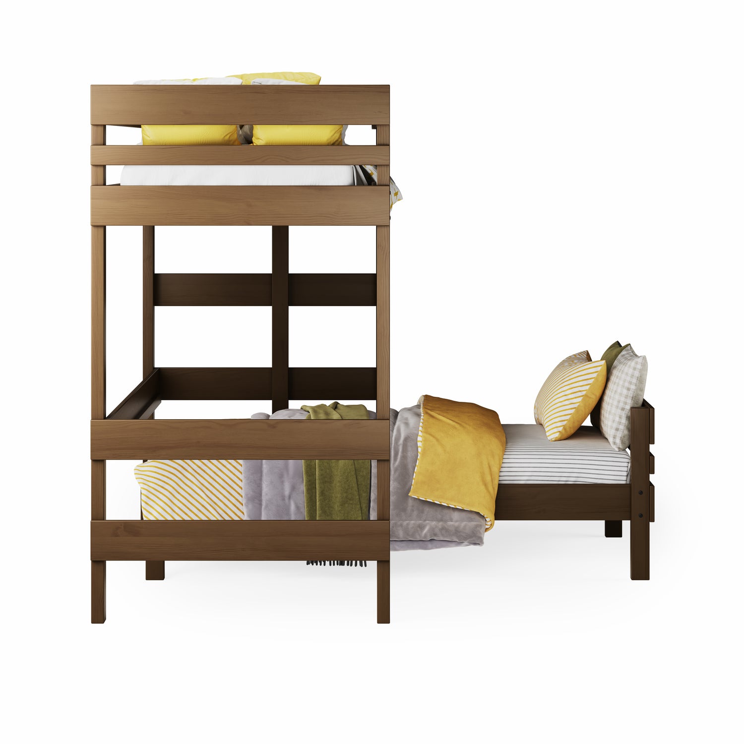 Loft Bed over Standard Bed