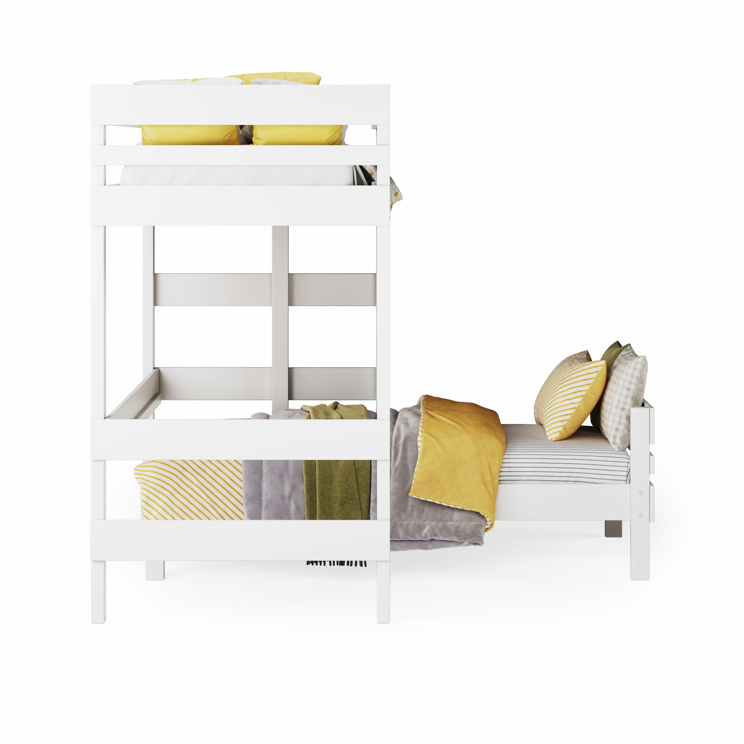 Loft Bed over Standard Bed