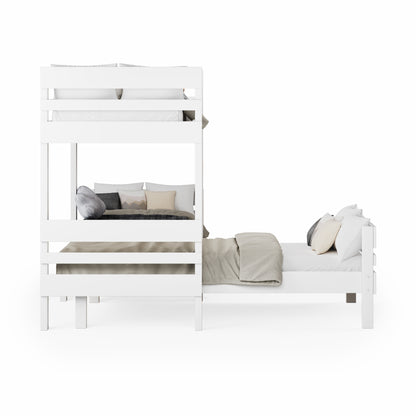 Mid-Line Long-Wall Bunk Bed with Standard Bed