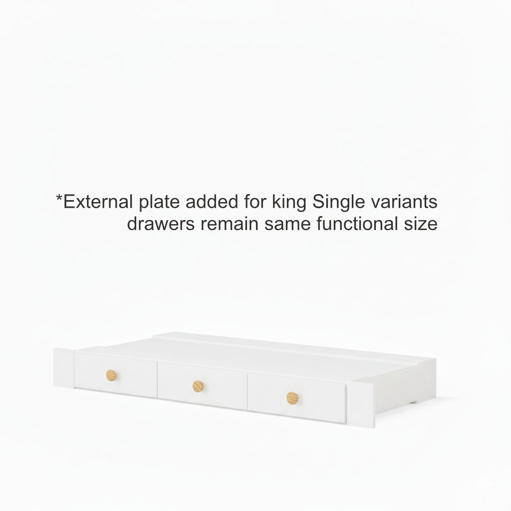 Lo-Line Long-Wall Bunk Bed with Standard Bed