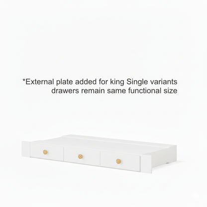 Lo-Line Long-Wall Bunk Bed with Standard Bed