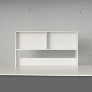 Bookcase to fit bench desk. Handy display and storage for loft bed desk study solutions.