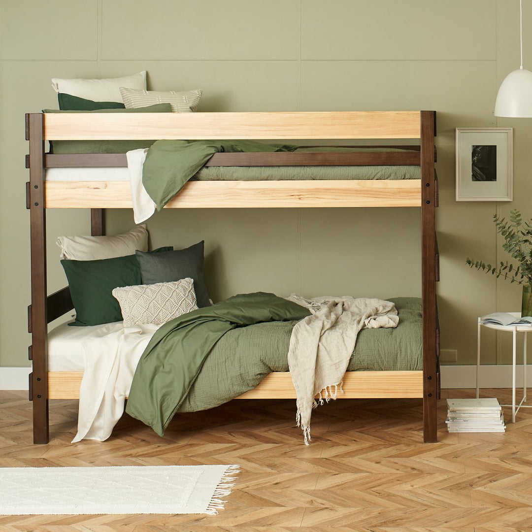 Bunk Beds with inbuilt foot end ladder – Bunkers.com.au